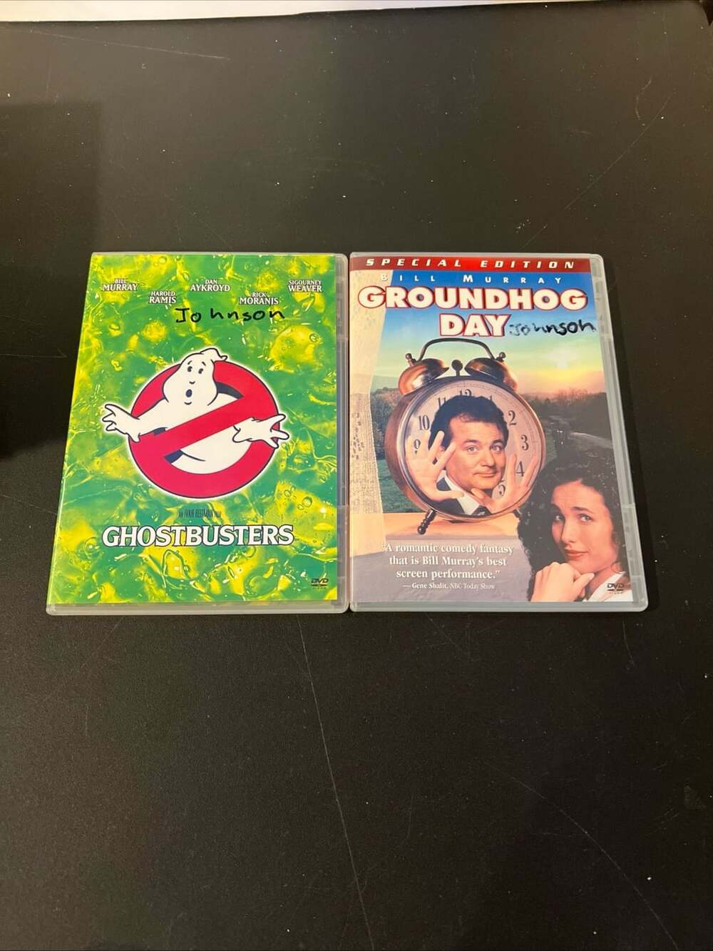 Ghostbusters And Groundhog Day DVD Lot Bill Murray